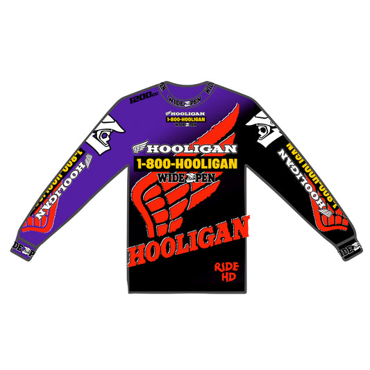 Hooligan Racing 90s Moto Jersey