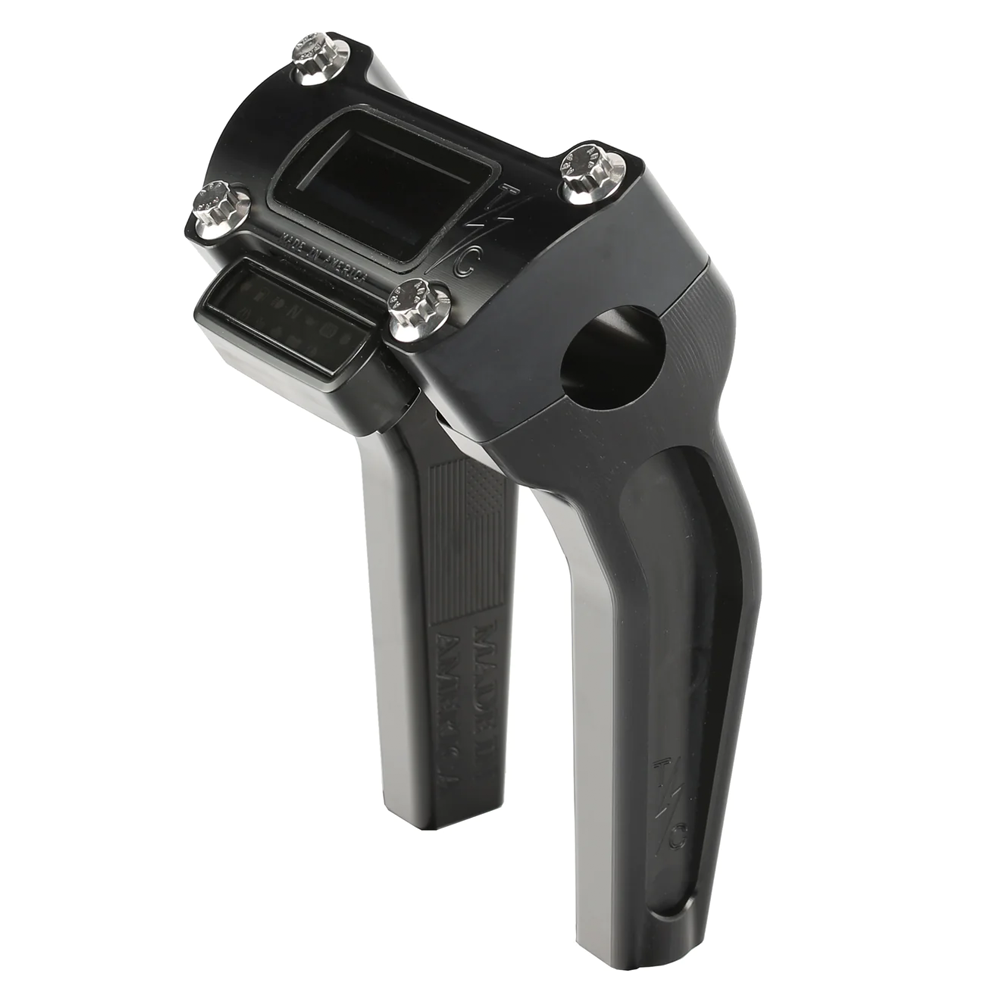 Thrashin 1in Pull Back Risers 6.5In W/ Guage Cutout 18-22 Softail