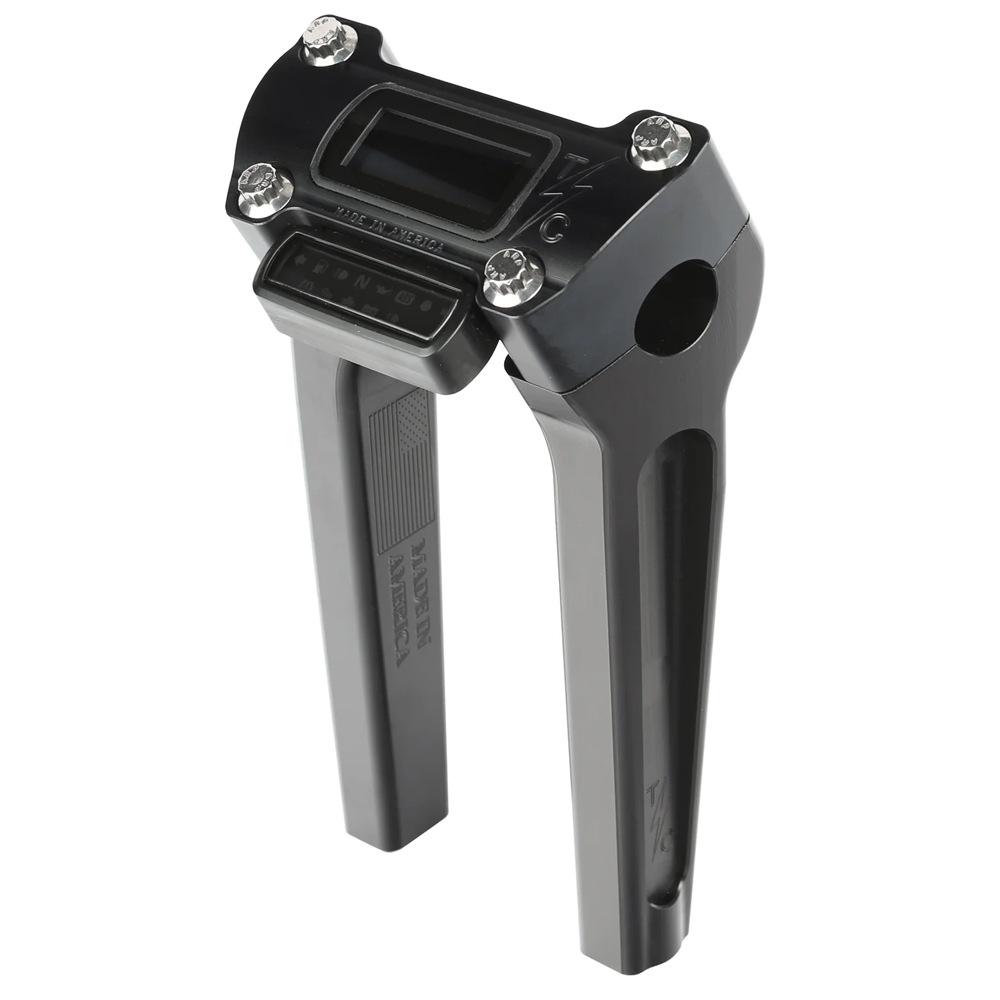 Thrashin 1in Risers 8In W/ Guage Cutout 18-22 Softail