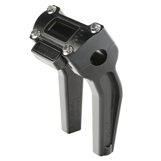 Thrashin 1in Pull Back Risers 6.5In W/ Guage Cutout 18-22 Softail
