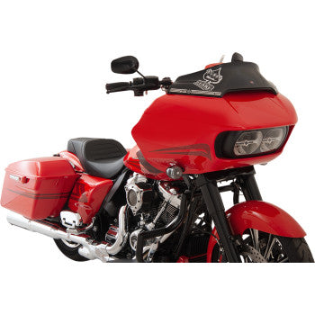 Klockwerks Sportflare 6in Black Windshield